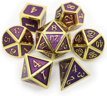 Load image into Gallery viewer, RPG dice sets - metal