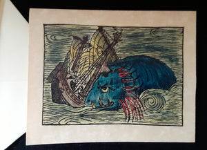 Note Cards - SM/SMS - Sea Monsters - assorted options