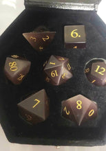 Load image into Gallery viewer, RPG dice sets - gemstone - $100 to $120