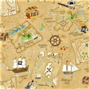 Treasure Maps on Parchment paper