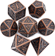 Load image into Gallery viewer, RPG dice sets - metal