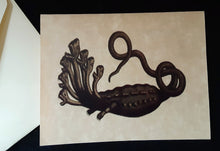 Load image into Gallery viewer, Note Cards - SM/SMS - Sea Monsters - assorted options