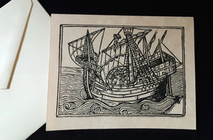 Note Cards - Ships - assorted options